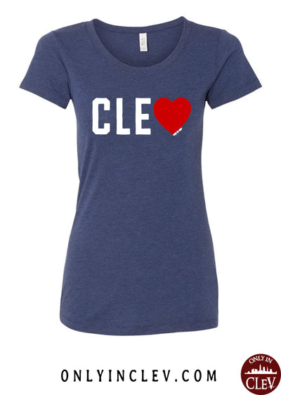 "Love CLE" Design on Navy - Only in Clev