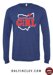 "Cleveland Girl" Design on Navy - Only in Clev