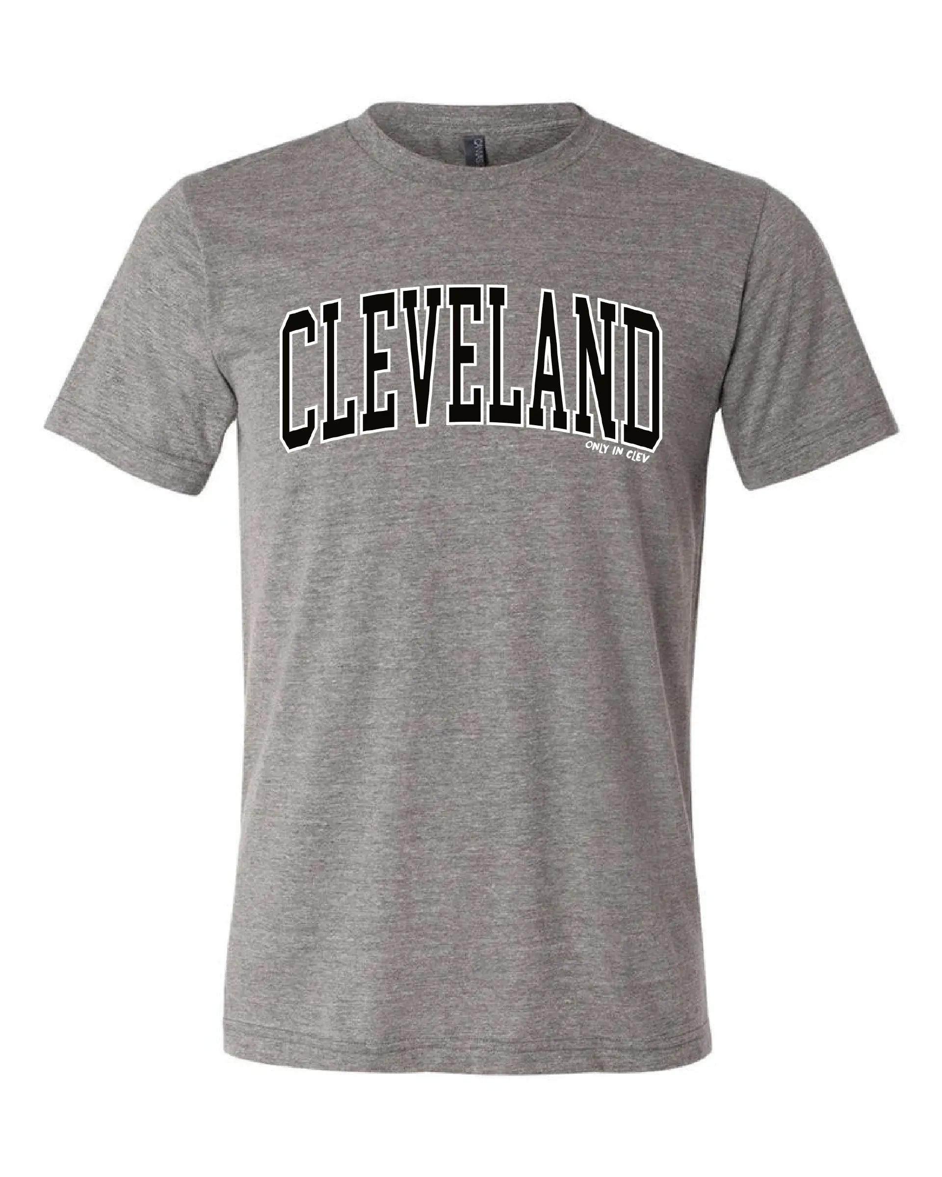"Cleveland Arched Design" on Gray - Only in Clev