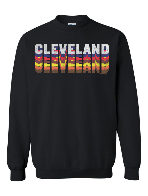 Multi-colored All Sports Cleveland on Black