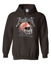 "Cleveland Football Skull" on Brown
