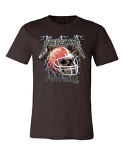"Cleveland Football Skull" on Brown