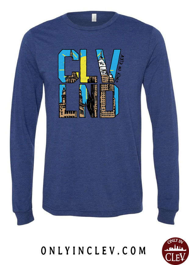 CLVND  Long Sleeve T-Shirt - Only in Clev