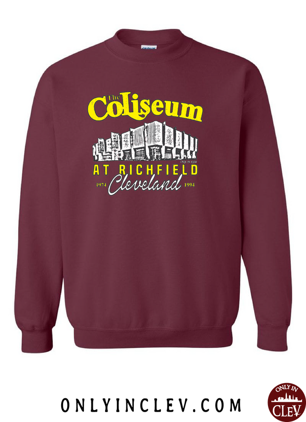 "The Coliseum" on Maroon - Only in Clev