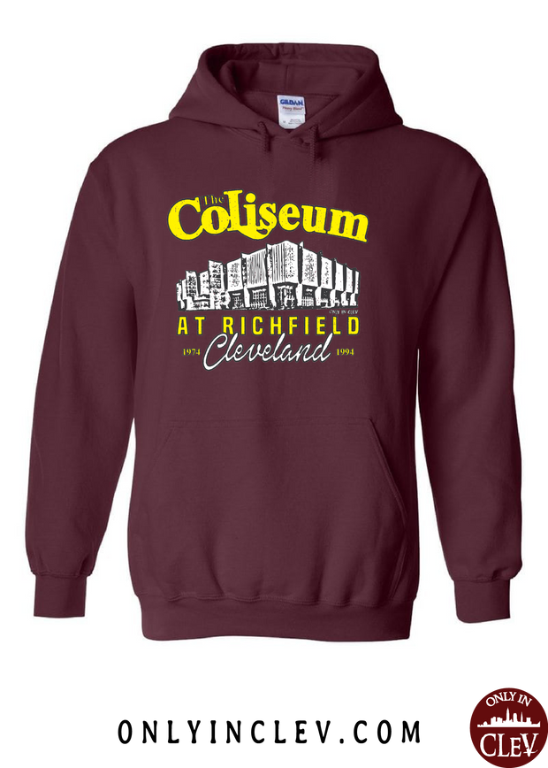 "The Coliseum" on Maroon - Only in Clev