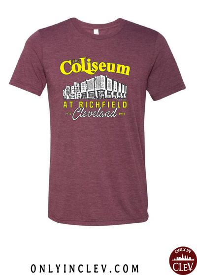 "The Coliseum" on Maroon - Only in Clev