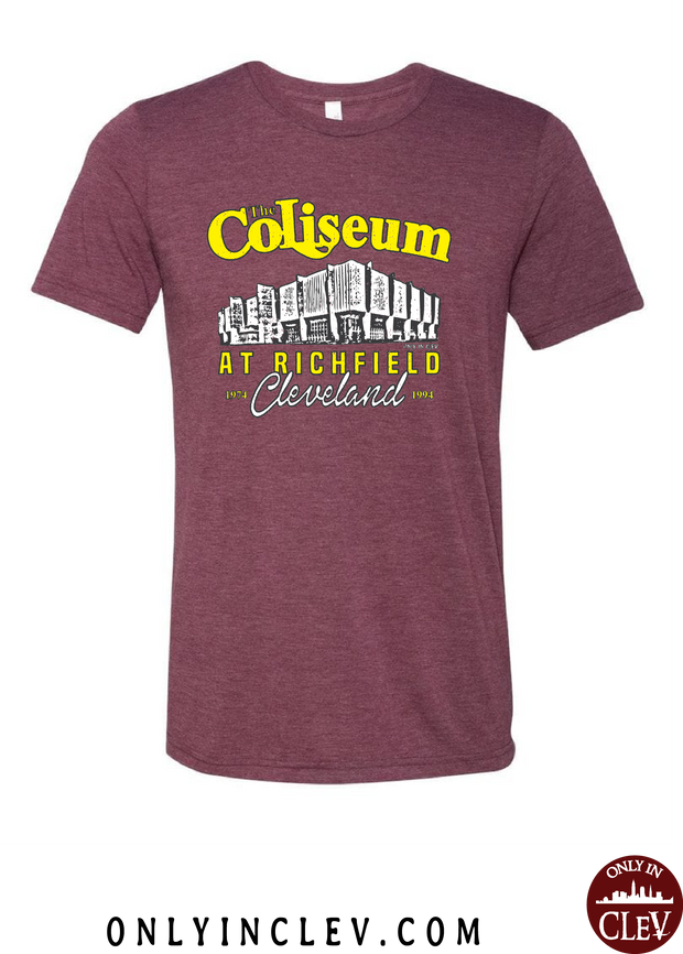 "The Coliseum" on Maroon - Only in Clev