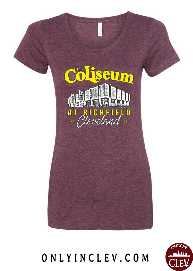 "The Coliseum" on Maroon - Only in Clev