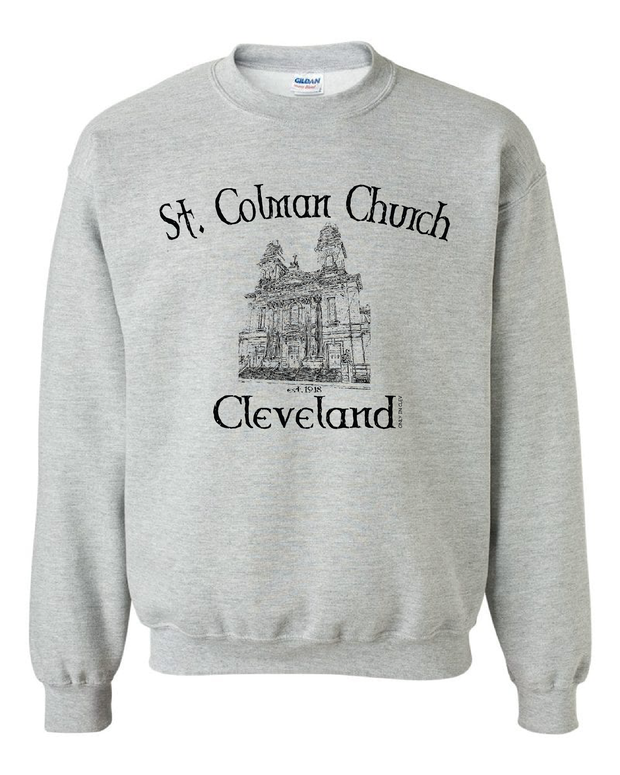 "Saint Colman Church" Design on Gray - Only in Clev