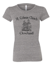 "Saint Colman Church" Design on Gray - Only in Clev
