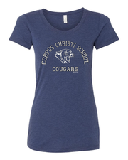 "Corpus Christi Cougars" Design on Navy - Only in Clev