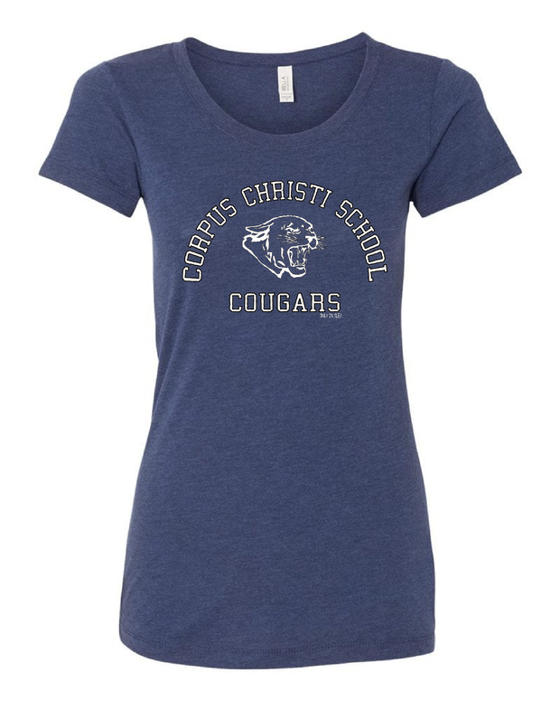 "Corpus Christi Cougars" Design on Navy - Only in Clev