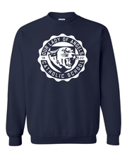 "Our Lady of Angels Crest" Design on Navy
