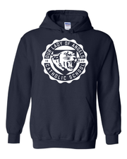 "Our Lady of Angels Crest" Design on Navy