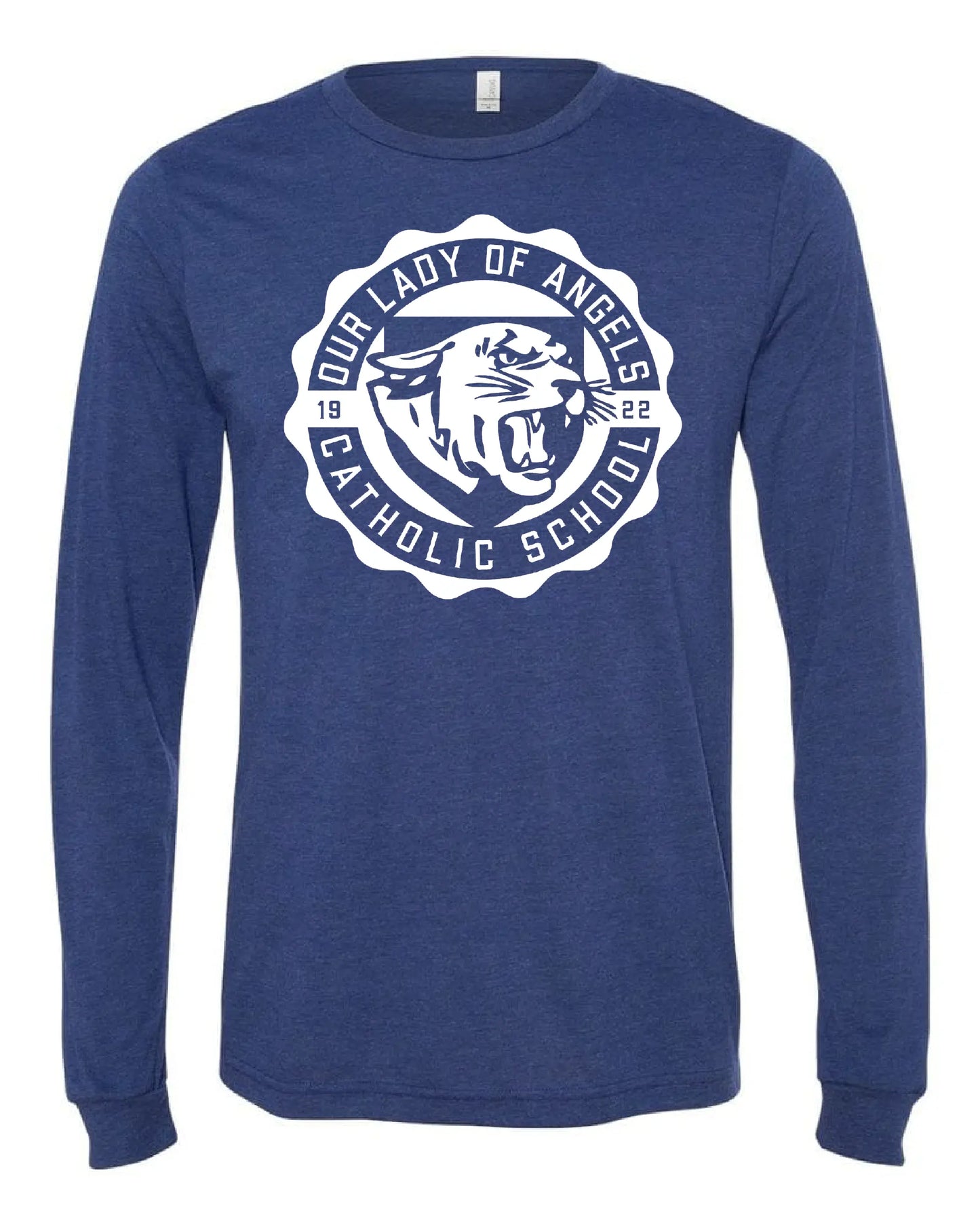 "Our Lady of Angels Crest" Design on Navy - Only in Clev 