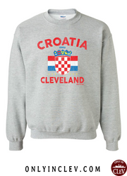 "Cleveland Croatia" Design on Gray - Only in Clev