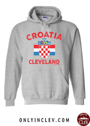 "Cleveland Croatia" Design on Gray - Only in Clev