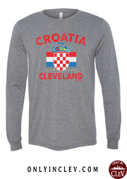 "Cleveland Croatia" Design on Gray - Only in Clev