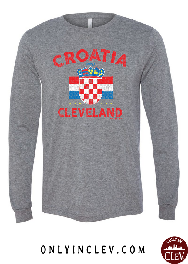 "Cleveland Croatia" Design on Gray - Only in Clev