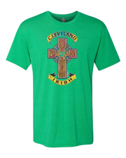 "Cleveland Celtic Cross" on Irish Green