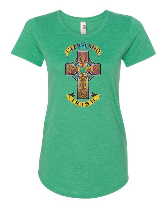 "Cleveland Celtic Cross" on Irish Green