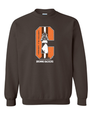 "Crystal Coast Browns Backers" Design on Brown
