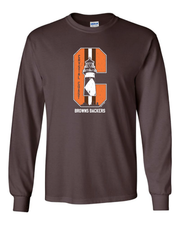 "Crystal Coast Browns Backers" Design on Brown