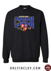 "Cleveland Czech" Design on Black - Only in Clev