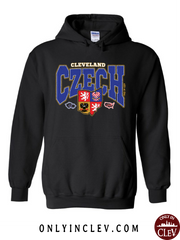 "Cleveland Czech" Design on Black - Only in Clev