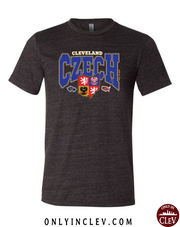 "Cleveland Czech" Design on Black - Only in Clev