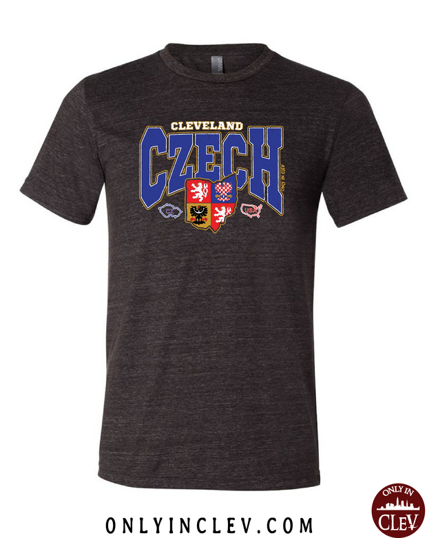 "Cleveland Czech" Design on Black - Only in Clev