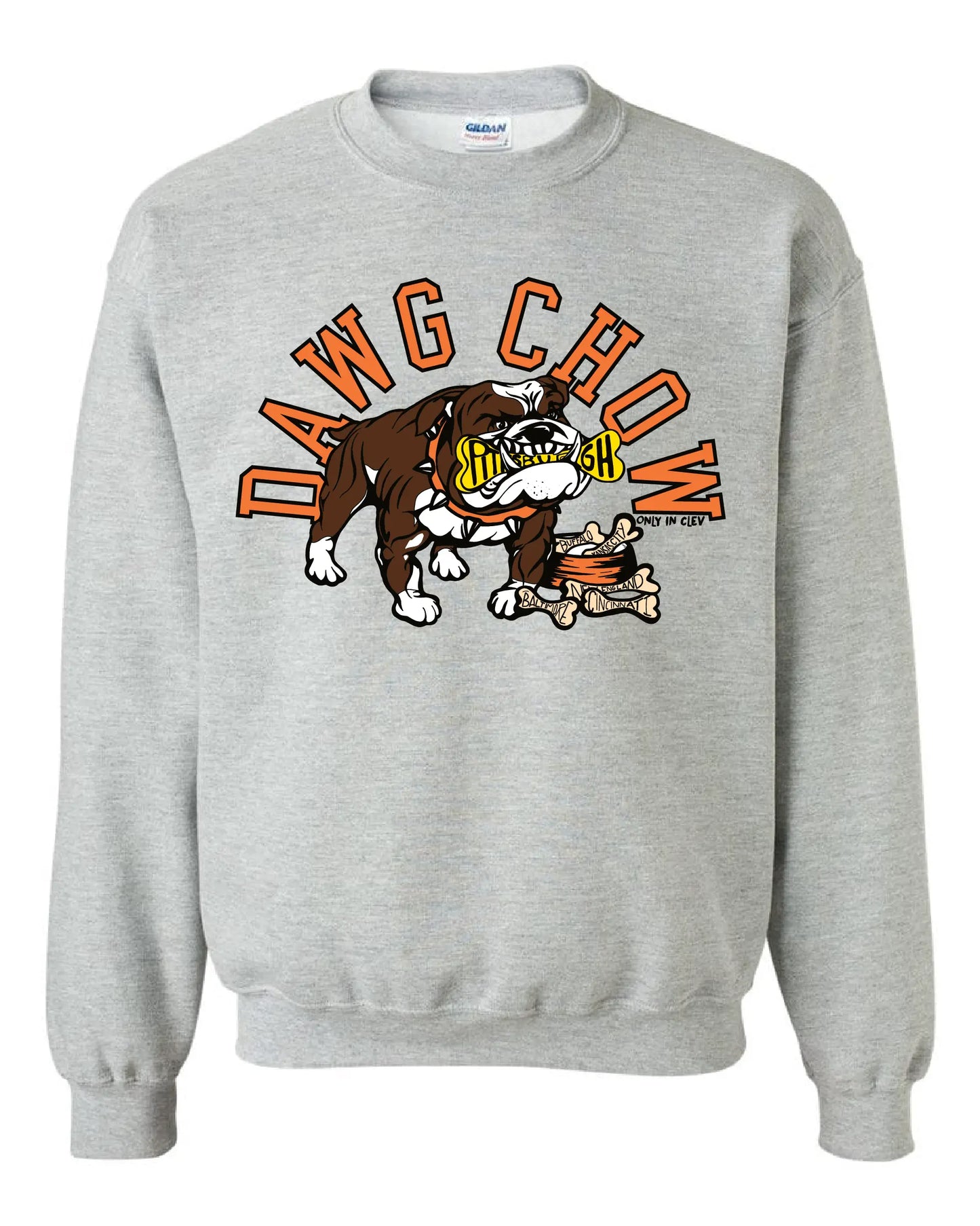 "Dawg Chow" on Gray - Only in Clev