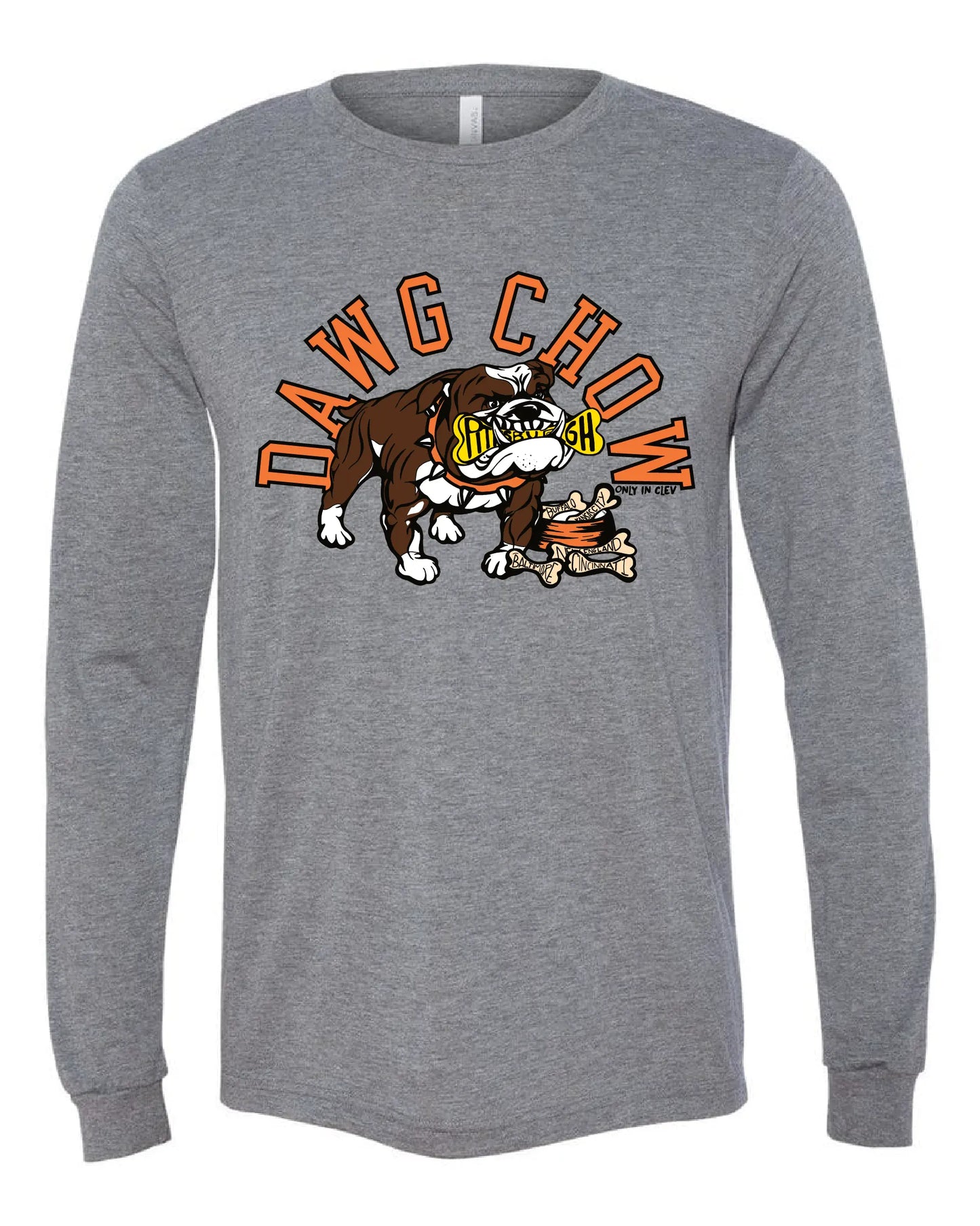 "Dawg Chow" on Gray - Only in Clev