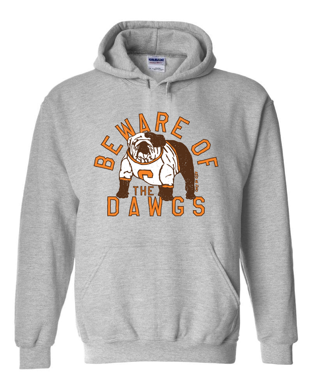 "Beware of the Dawgs" on Gray - Only in Clev
