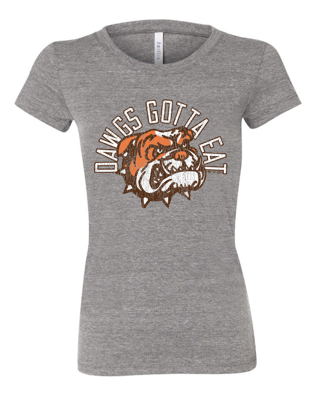 "Dawgs Gotta Eat" on Gray - Only in Clev