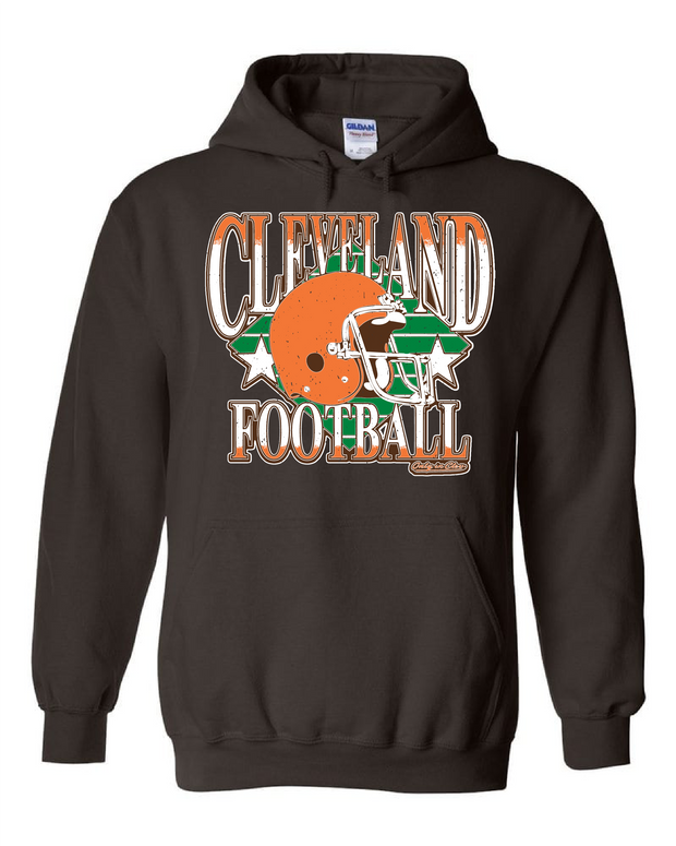 "Cleveland Vintage 80's Diamond Design" on Brown