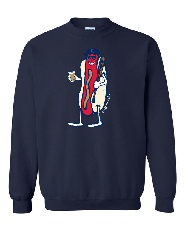 "Cleveland Dollar Dog Design" on Navy - Only in Clev