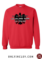 "Cleveland Dupa" Design on Red - Only in Clev