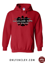 "Cleveland Dupa" Design on Red - Only in Clev