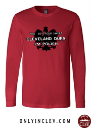 "Cleveland Dupa" Design on Red - Only in Clev