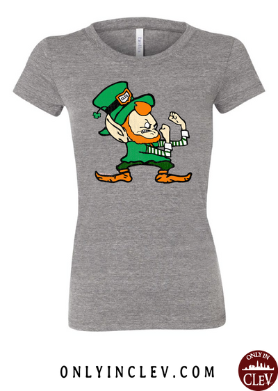 Cleveland Irish Elf Womens T-Shirt - Only in Clev