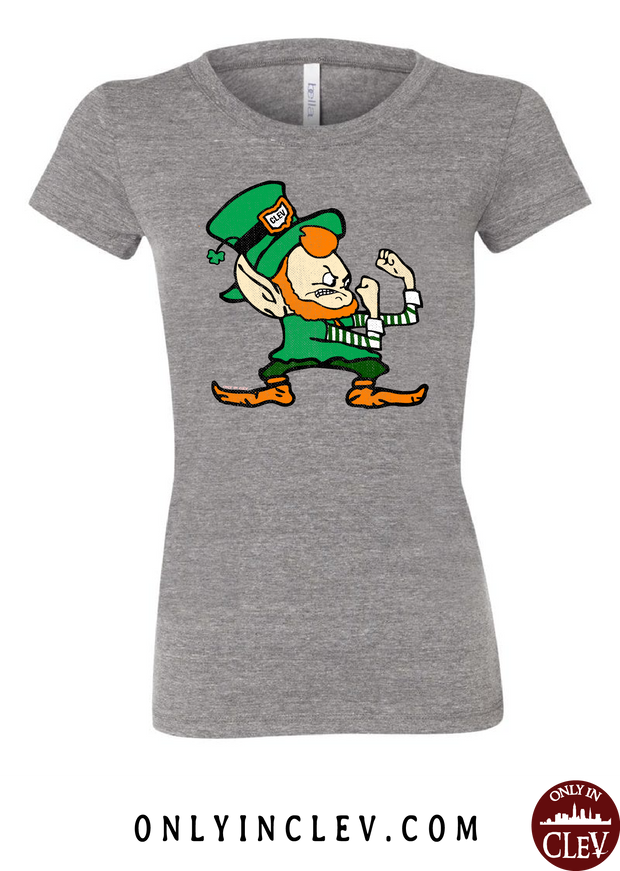 Cleveland Irish Elf Womens T-Shirt - Only in Clev