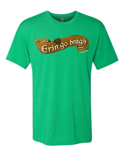 "Erin Go Braugh Cle" Design on Irish Green