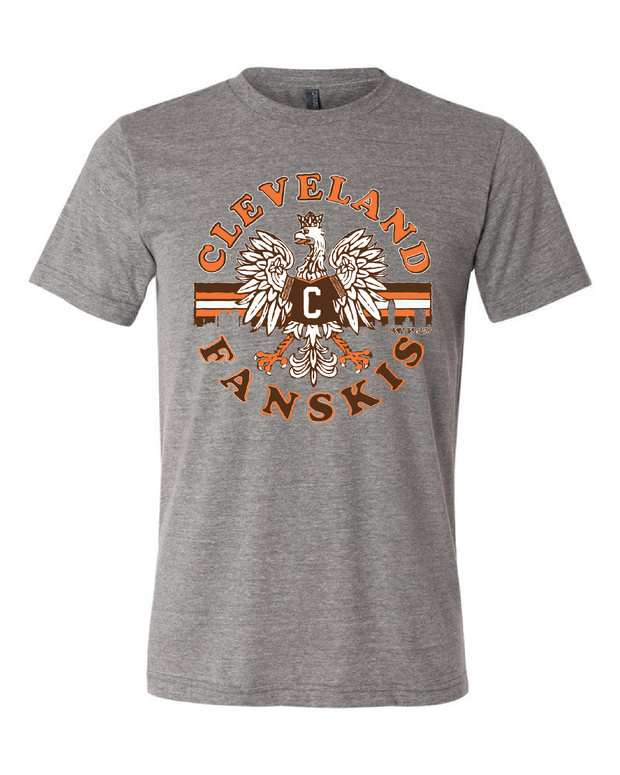 "Cleveland Fanskis" Design on Gray - Only in Clev