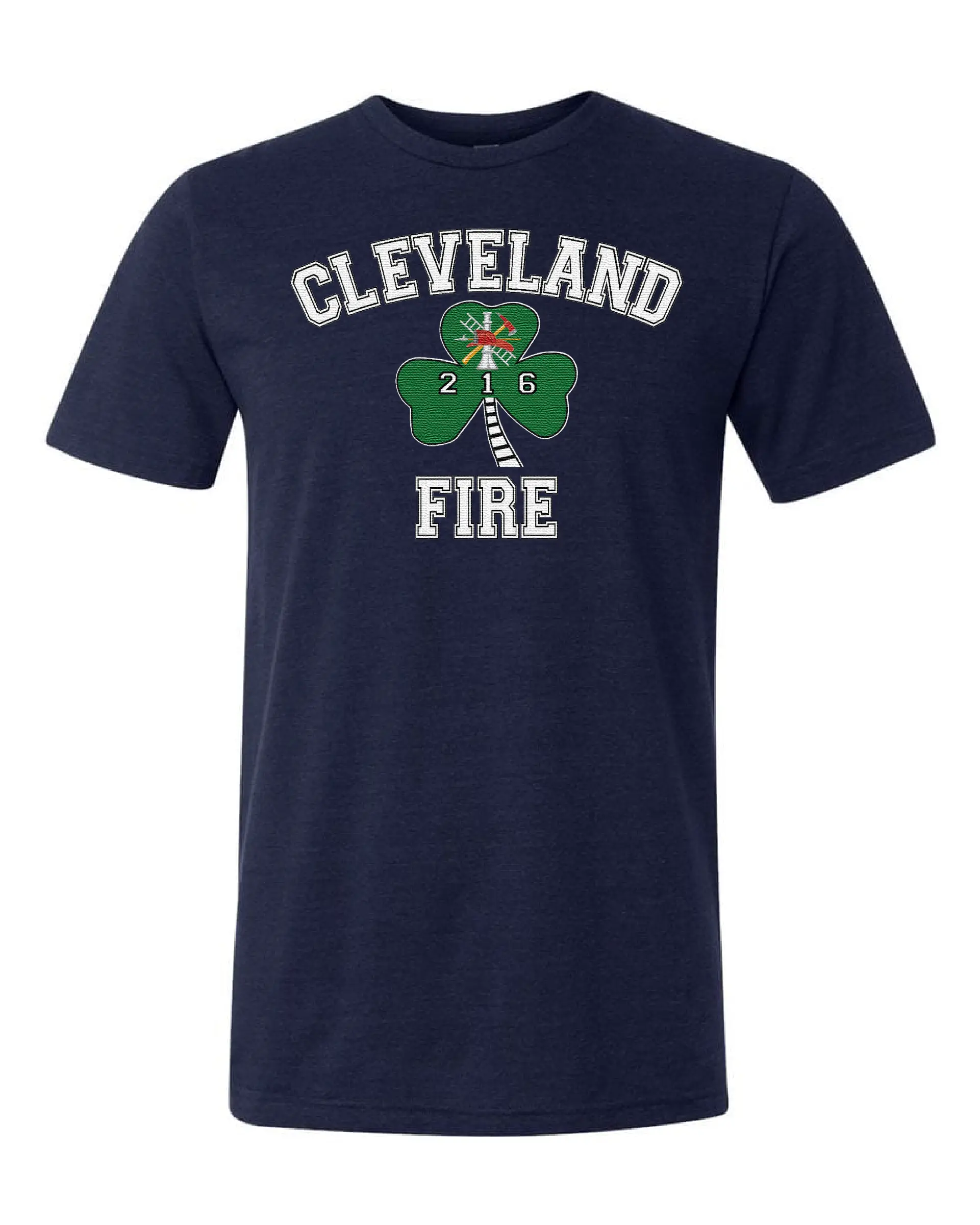 "Cleveland Fire Irish" Design on Navy - Only in Clev 