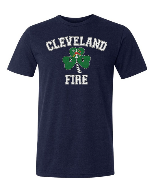 "Cleveland Fire Irish" Design on Navy