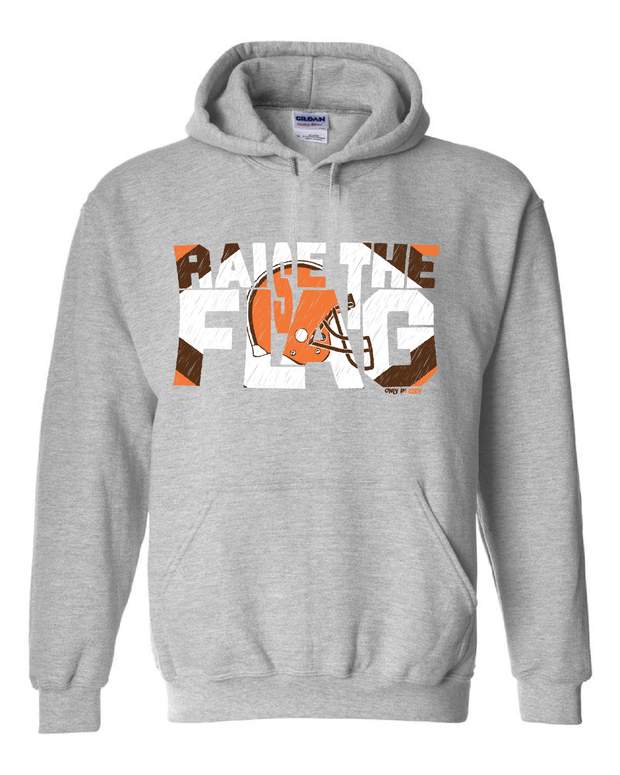 "Raise The Flag" Design on Gray
