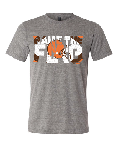"Raise The Flag" Design on Gray
