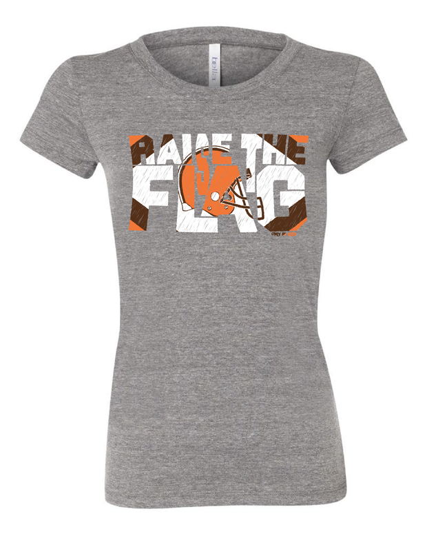 "Raise The Flag" Design on Gray