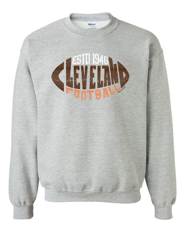 "Cleveland Football 1946" T Shirt on Gray